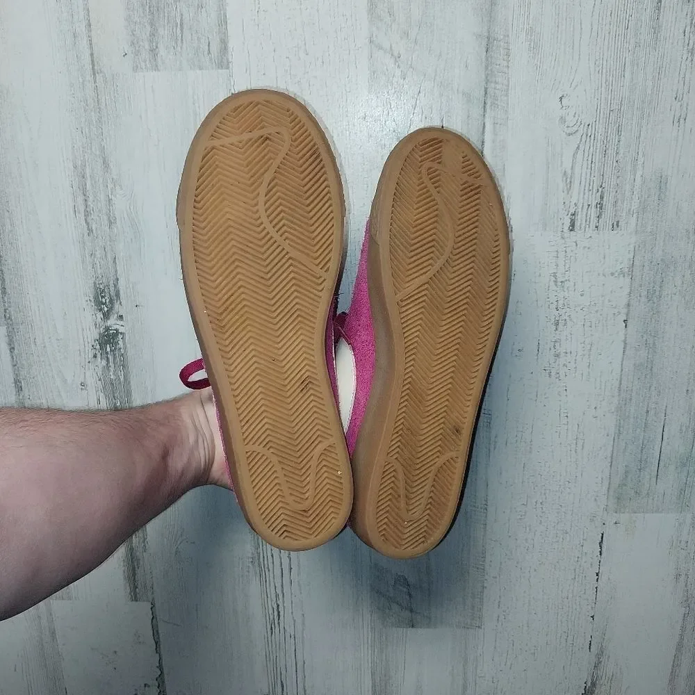 Nike 518171-614 Blazer Mid Suede Pink Size 9